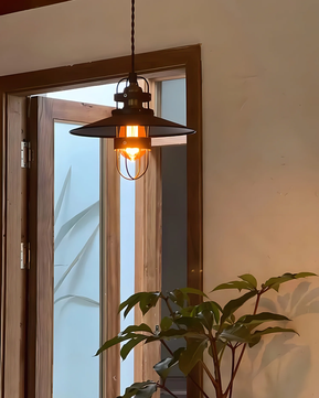 Caged Nautical Pendant Light
