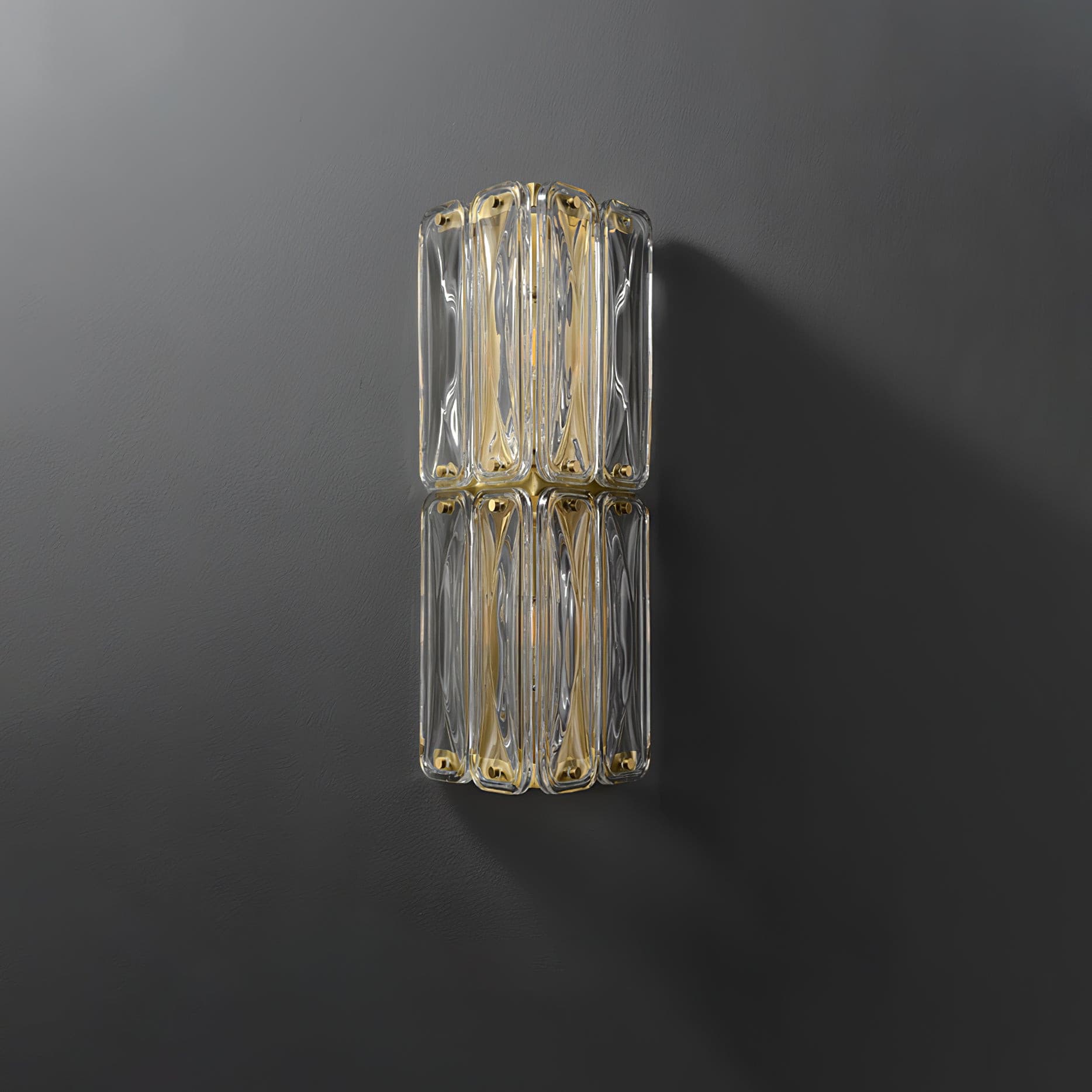 Triangular Glass Wall Light