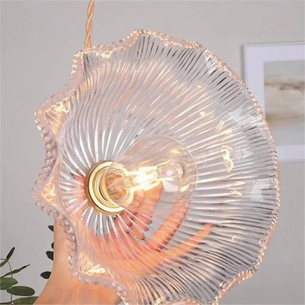 Nordic Retro Flower Glass Pendant Lamp S45