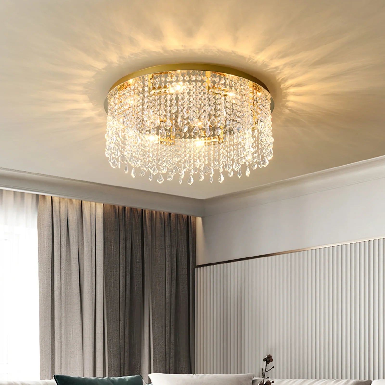 Beirio Crystal Ceiling Lamp