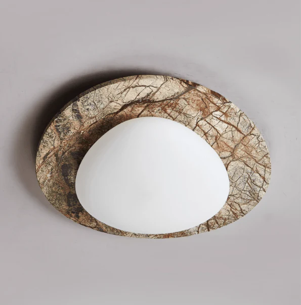 Ayla crack marble Ceiling Lights