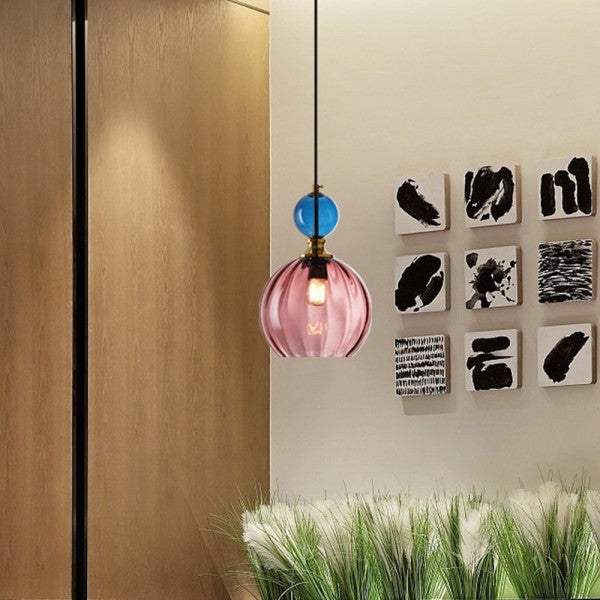 Vintage Colorful Glass Pendant Light S138