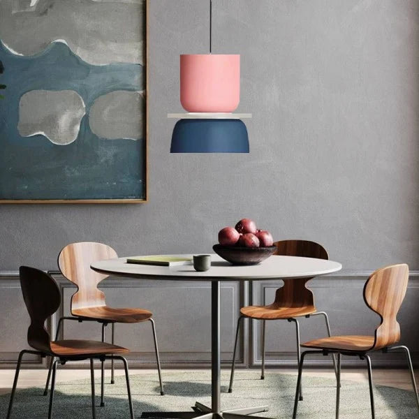 MACRI Color Block Nordic Pendant Light for Living Room