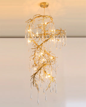 Spiral Branches Chandelier