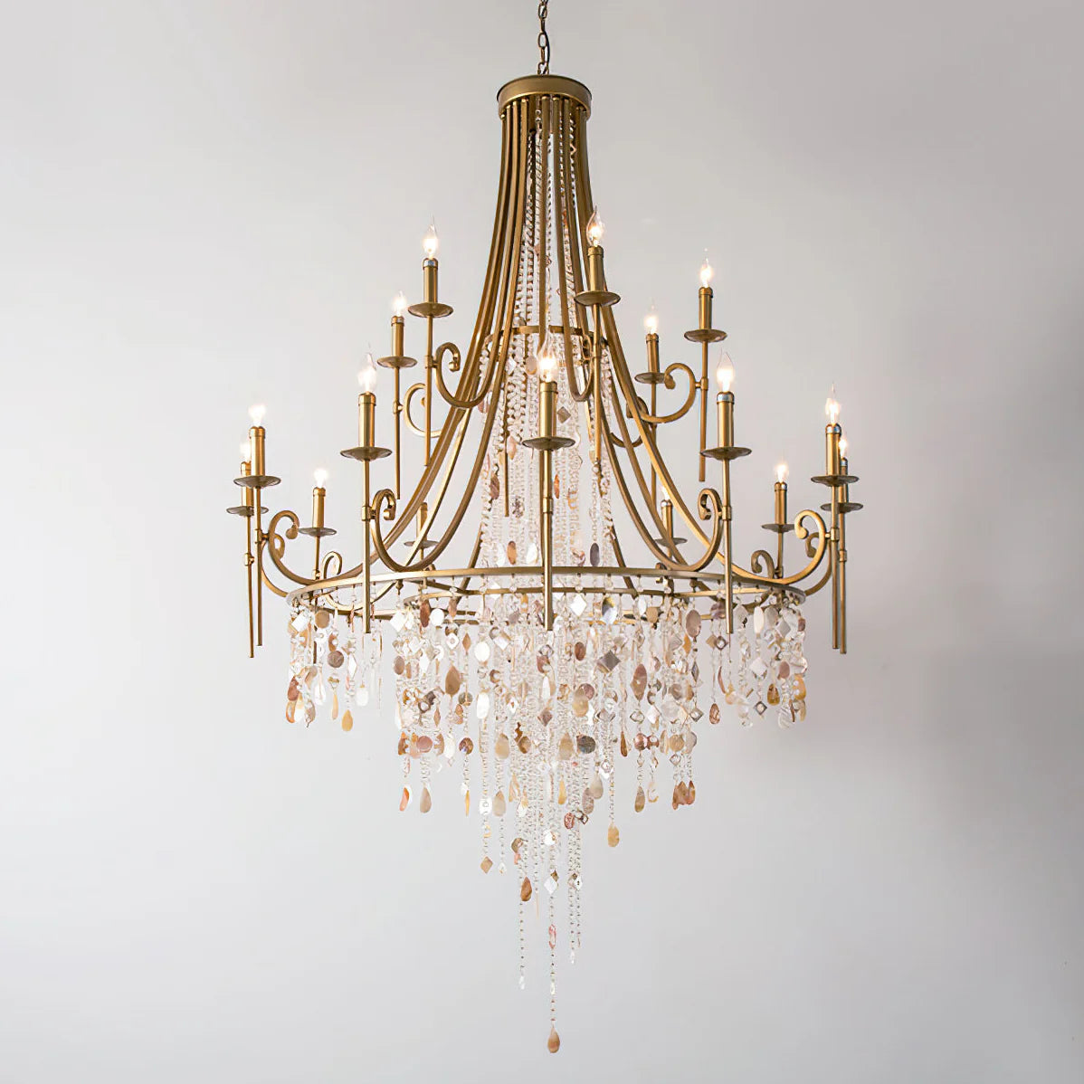 Tatum Lux Shell Chandelier