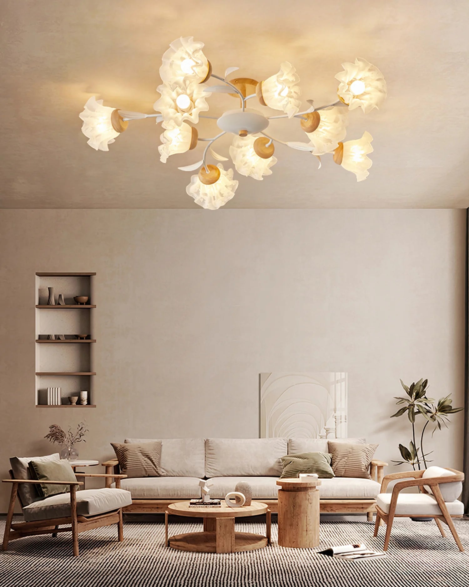 Canister Flower Ceiling Lamp