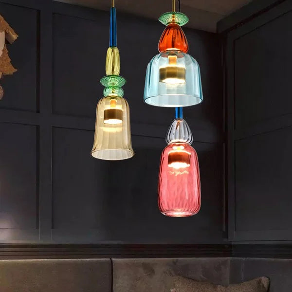 Nordic Macaron Lollipop Glass Pendant Lamp S118