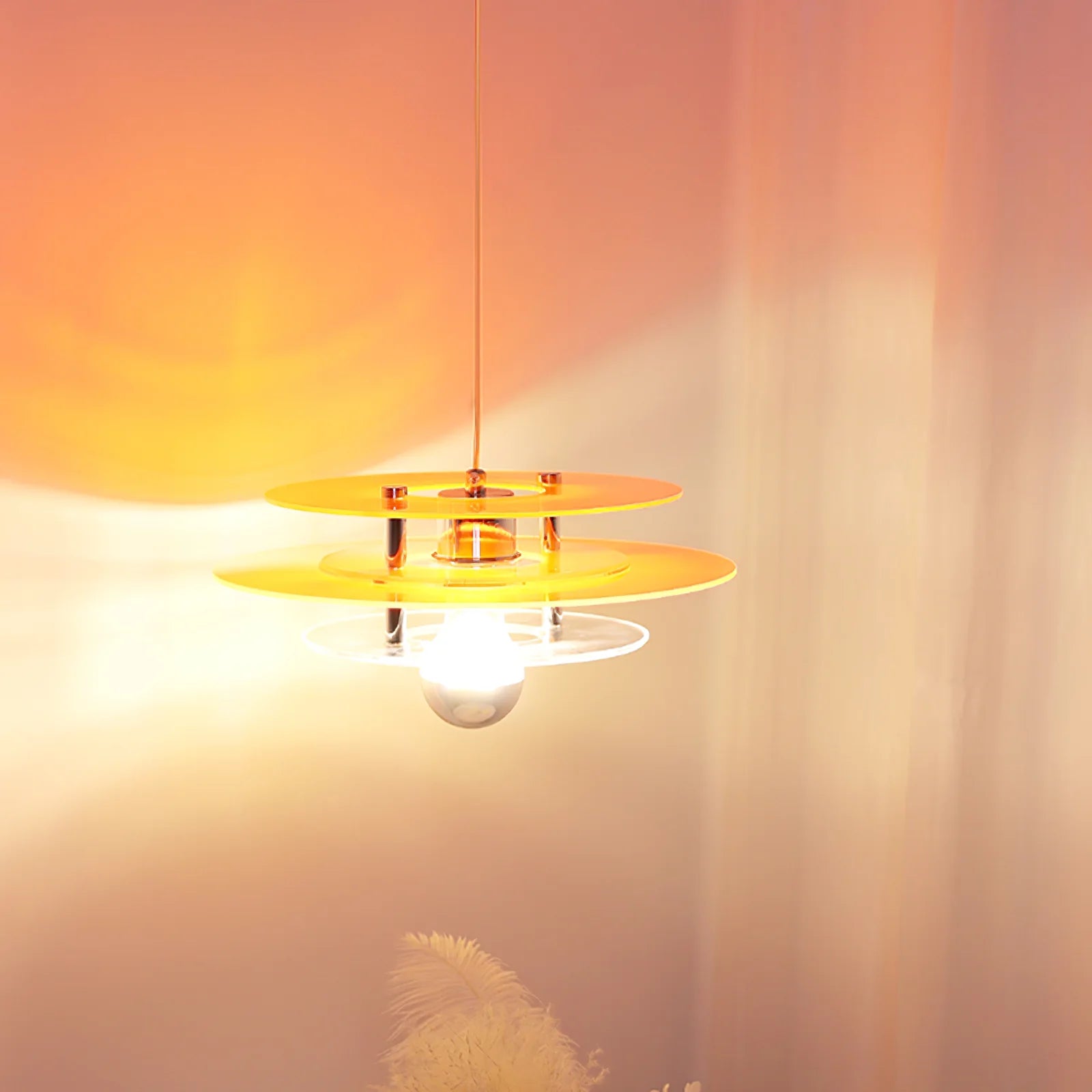 Triple Disc Pendant Light