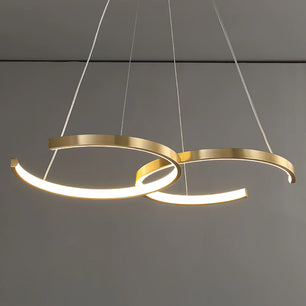 Double Rings Pendant Light