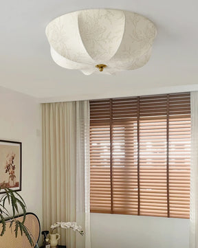 Orchid Fabric Ceiling Lamp