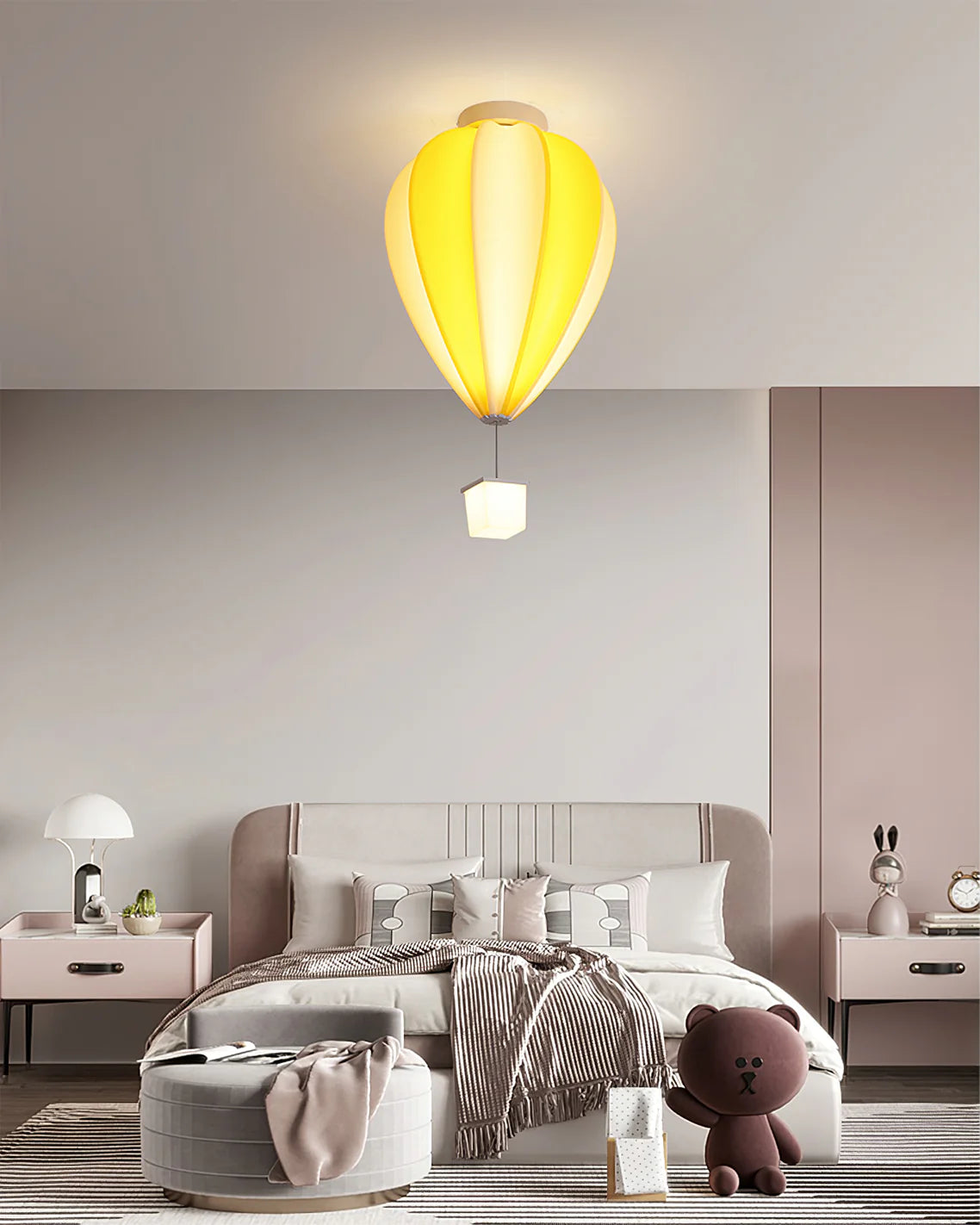 Rainbow Hot Air Balloon Ceiling Lamp