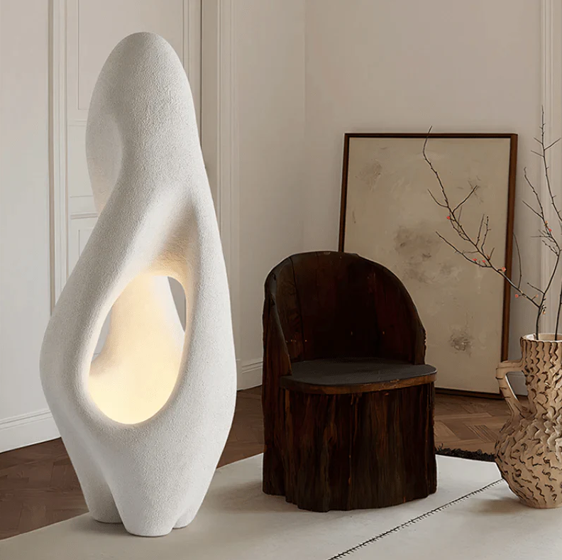 Wabi-Sabi White Floor Lamp