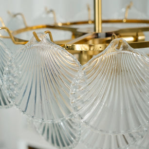 Shell Glass Chandelier