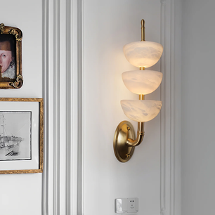 Faux Alabaster Wall Sconce