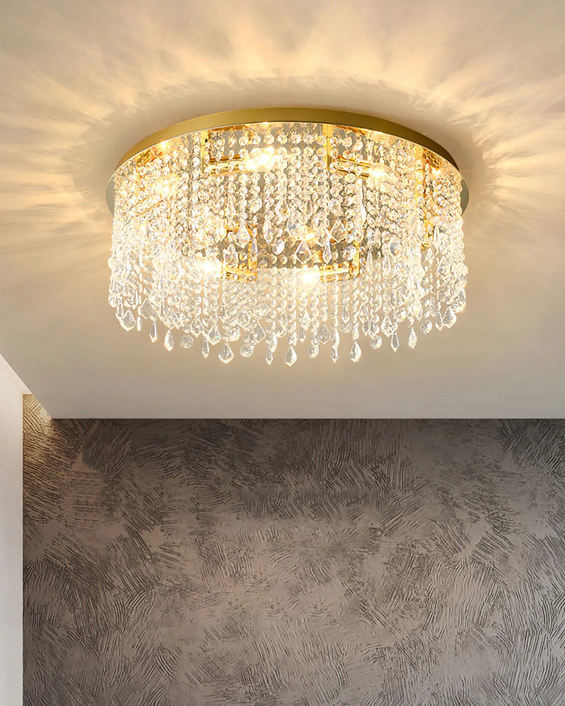 Beirio Crystal Ceiling Lamp