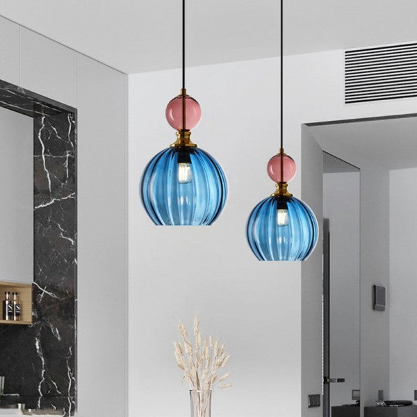 Vintage Colorful Glass Pendant Light S138