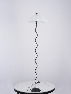 Wiggly Pleated Floor Lamp