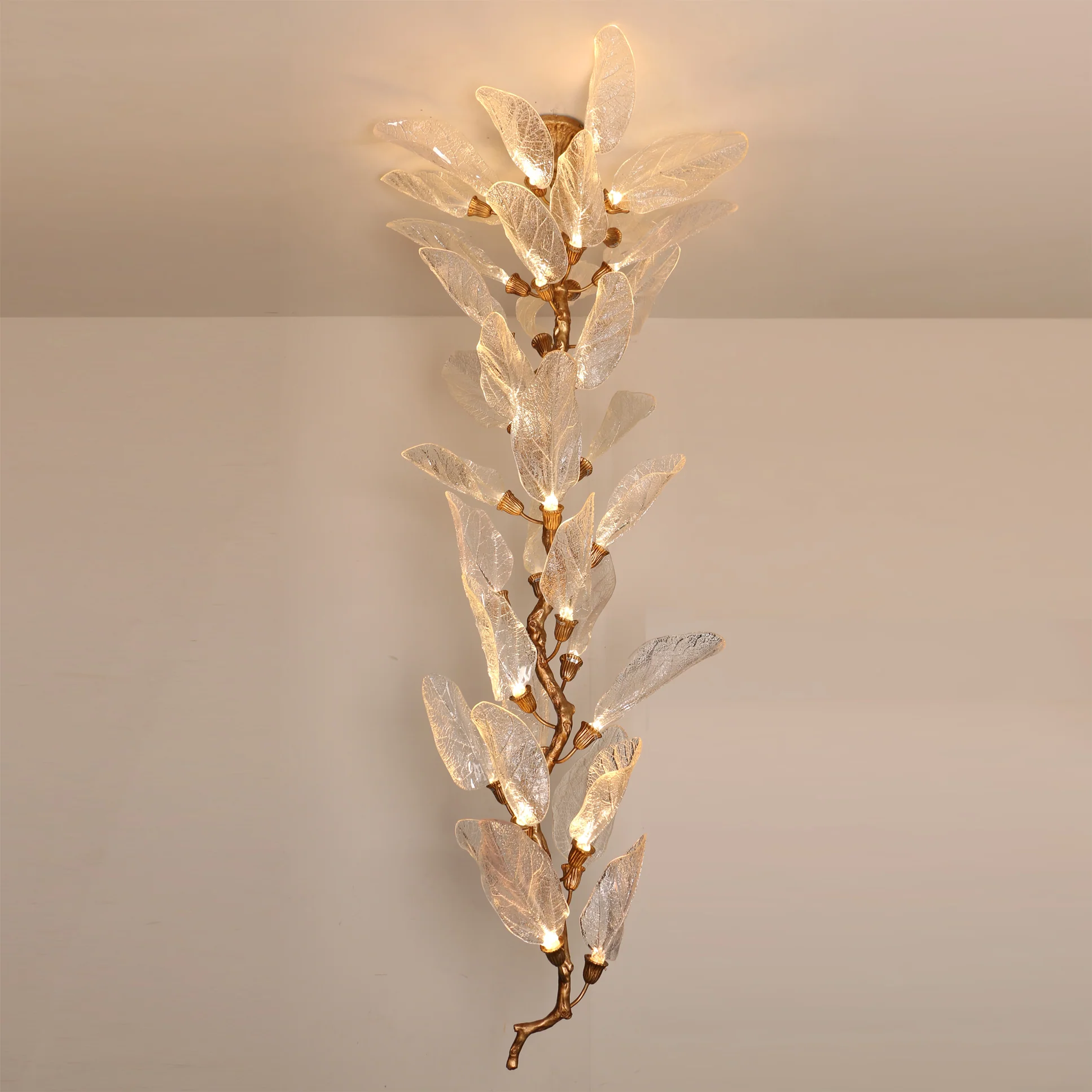Bronze Branch Chandelier