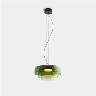 Lark 3 Shade Modern Glass Pendant Lamp