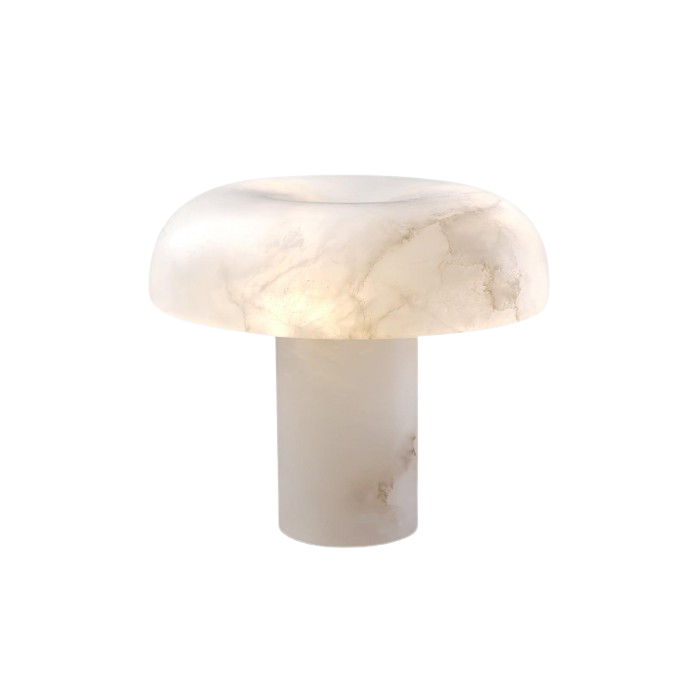 Alabaster Mushroom Table Lamp
