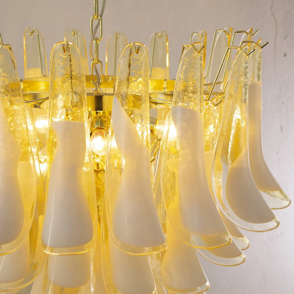 Murano Style Tiered Chandelier