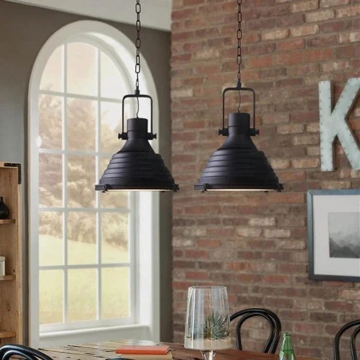 Industrial Nautical Dome Pendant Light