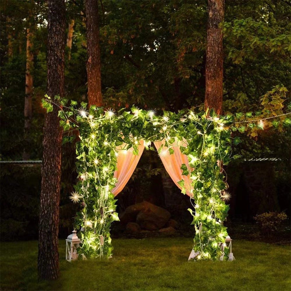 2m Solar Ivy Fairy Light