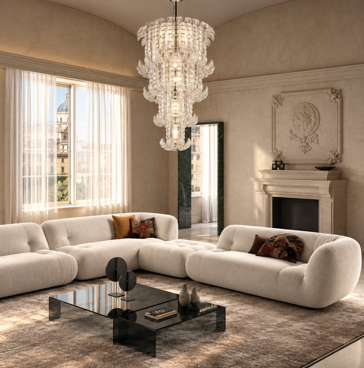 Palma Cristallo Chandelier