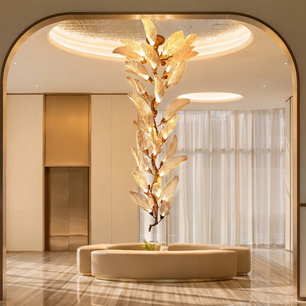 Bronze Branch Chandelier