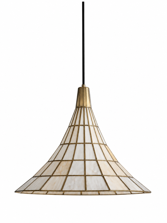 Campana Brass & Glass Pendant