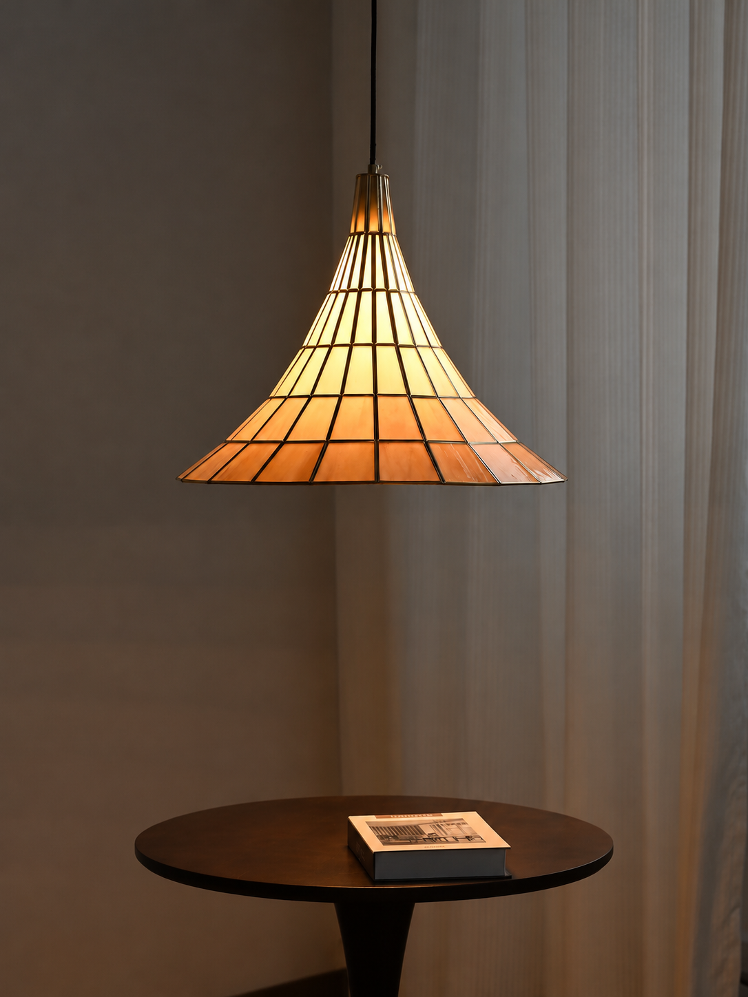 Campana Brass & Glass Pendant