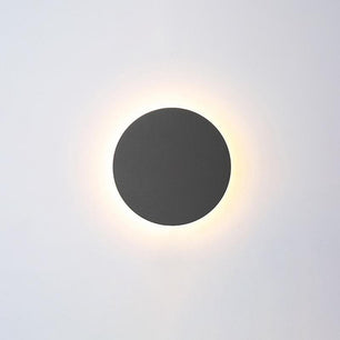 Plenilunio Full-Moon Backlit Outdoor Wall Light