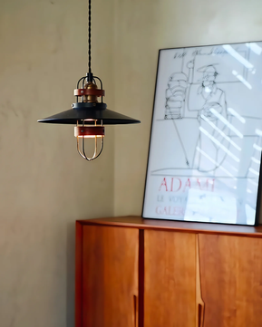 Caged Nautical Pendant Light
