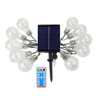 Solar Clear Bulb Festoon Lights