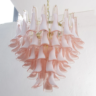 Murano Style Tiered Chandelier