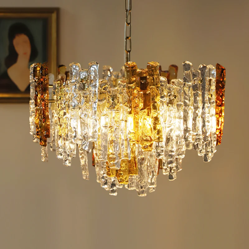 Ice Glass Chandelier
