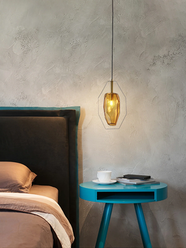 Faceted Gem Pendant Light