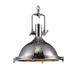 Industrial Nautical Dome Pendant Light