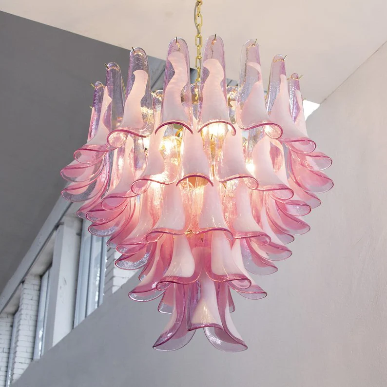 Murano Style Tiered Chandelier