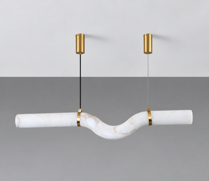 Onda Alabaster Linear Pendant