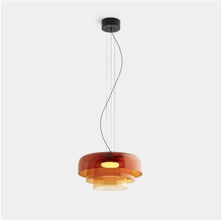 Lark 3 Shade Modern Glass Pendant Lamp