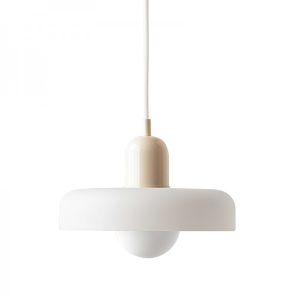 Morandi Glass Disc Orb Pendant Lamp