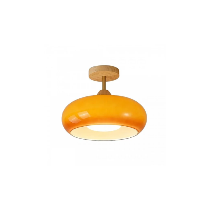 Retro Bauhaus Glass Ceiling Lamp S87