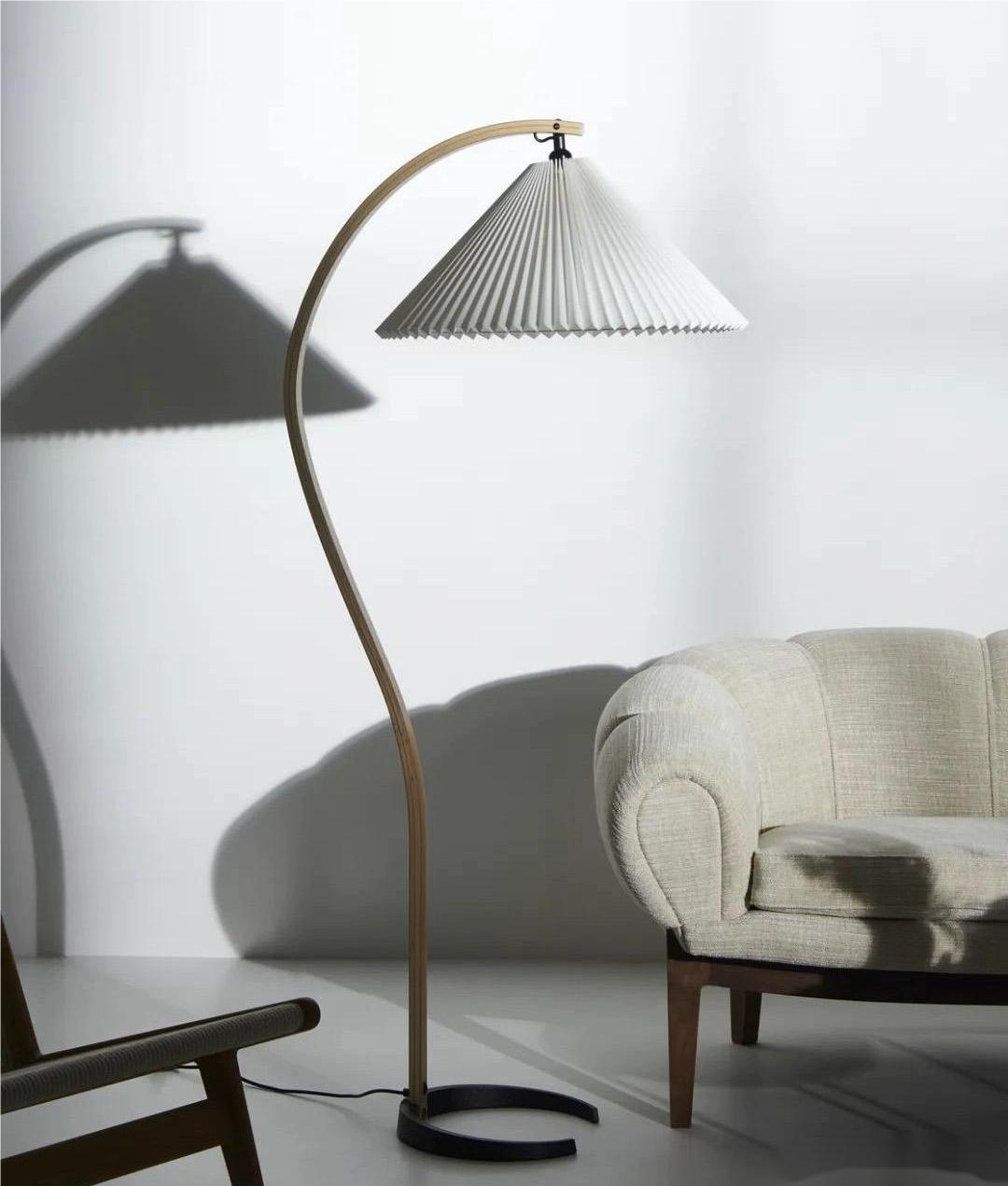 Caprani Wooden Floor Lamp