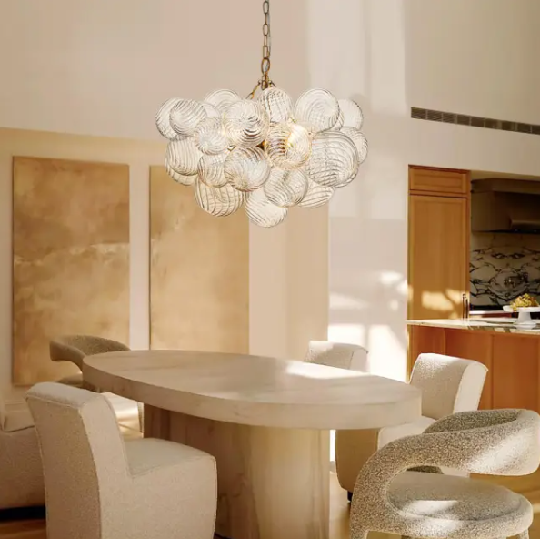 Cluster Glass Bubble Chandelier