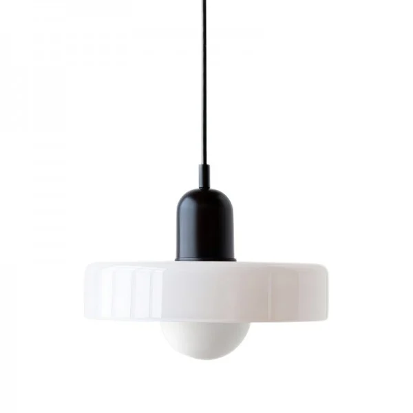 Morandi Glass Disc Orb Pendant Lamp