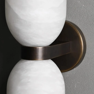 Alabaster Updown Wall Sconces
