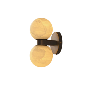 Aria Alabaster Globe Sconce