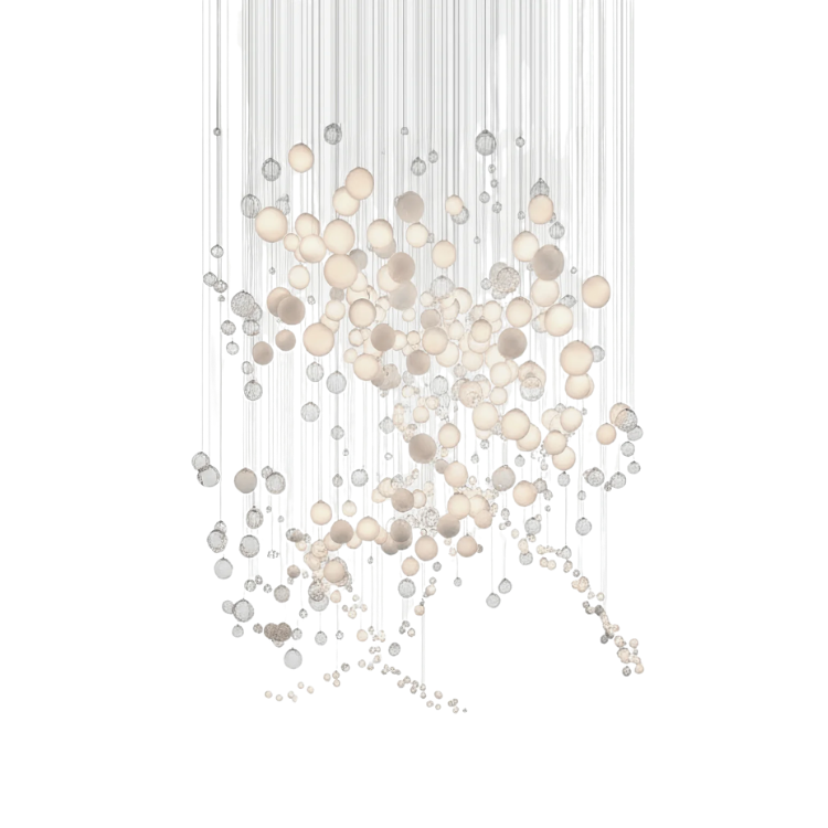 Bubble Cluster Bespoken Chandelier