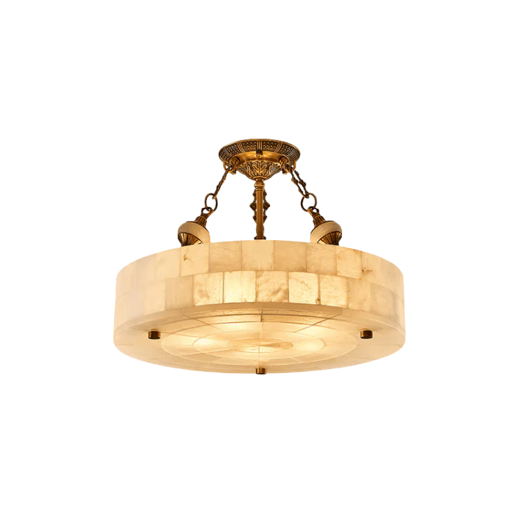 Luciana Alabaster Ceiling Light